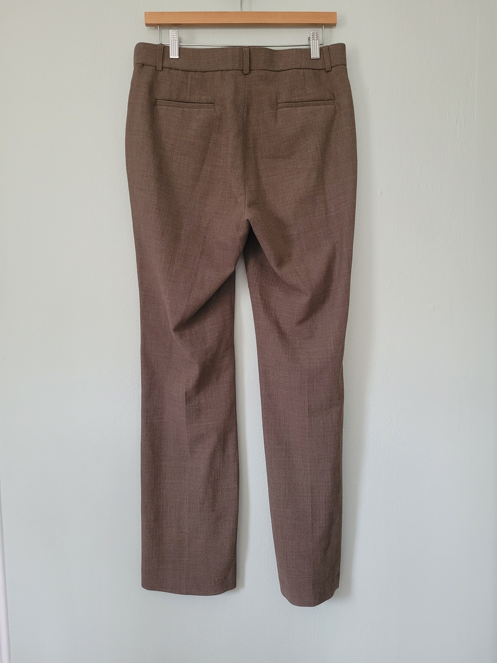 Chocolate Brown Knit Trousers - Amanda and Chelsea - Size 6 - Picture 2 of 4